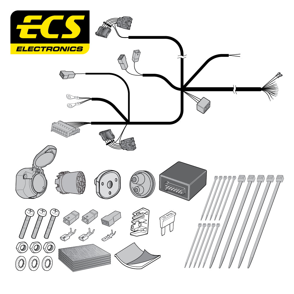 13 Pin Car Specific Wiring For Dacia Sandero Stepway Hatchback 2017 To 2020