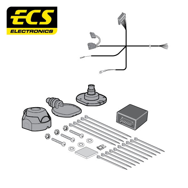 ECS 7 Pin Car Towbar Electrics Wiring Kit For Citroen C5X Hatchback 2022-Onwards