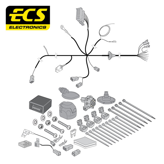 7 Pin Car Specific Wiring Harness For Fiat 500X SUV 2015 - Onwards