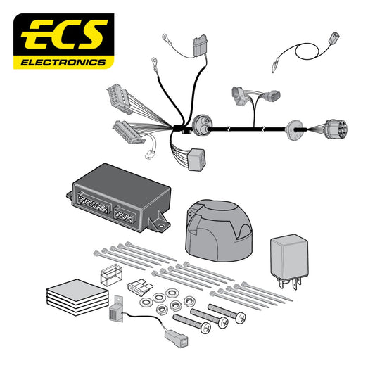 ECS 7 Pin Car Specific Towbar Wiring For Citroen Relay Chasis/Motorhome 2006-On