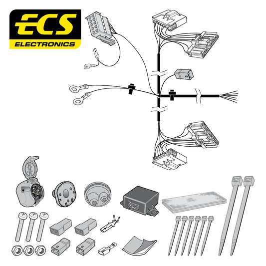 7 Pin Car Specific Wiring Harness For Ford C-Max MPV 2003 To 2005