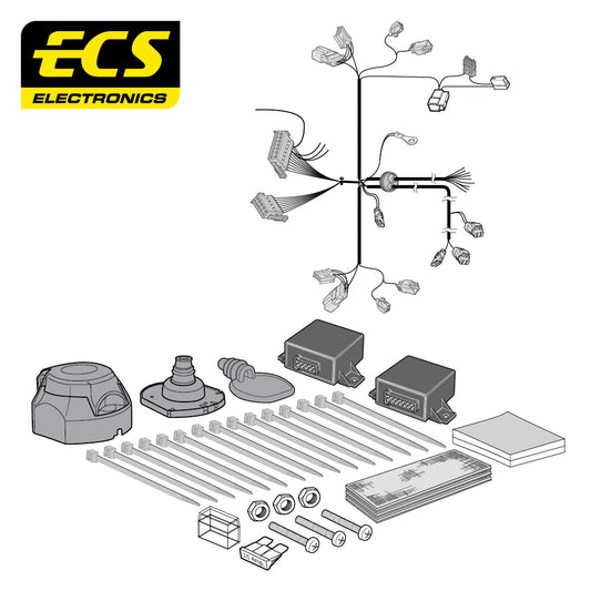 7 Pin Car Specific Wiring Harness For Ford Kuga SUV 2008 To 2012