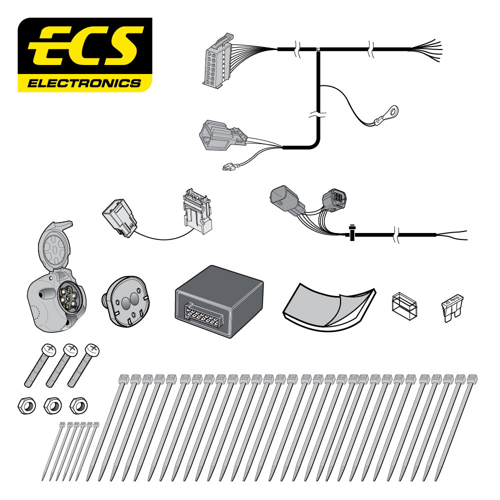 7 Pin Car Specific Wiring Harness For Ford Ranger Pick Up 2012 To 2015