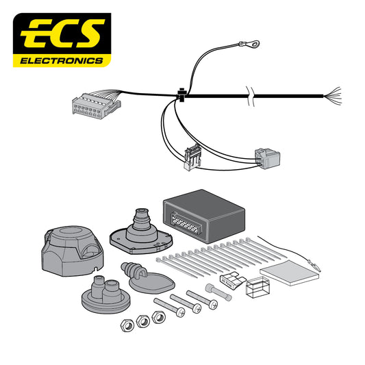 7 Pin Car Specific Wiring Harness For Ford S-Max MPV 2015 - Onward