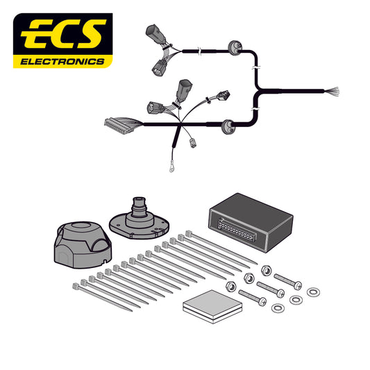 7 Pin Car Specific Wiring Harness For Ford Courier Tourneo MPV 2014-Onwards