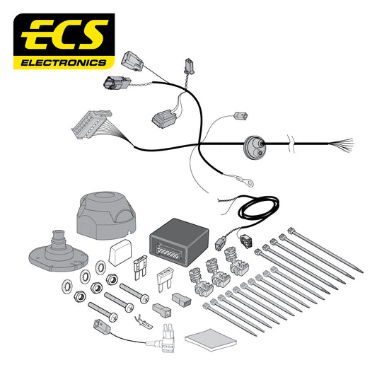 7 Pin Car Specific Wiring For Ford Focus 5 Door Hatchback 2018 - Onwards