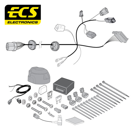 13 Pin Car Specific Wiring For Ford Focus 5 Door Hatchback 2018 - Onwards