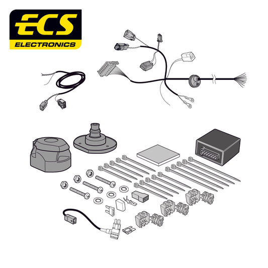 13 Pin Car Specific Wiring Harness For Ford Transit Connect Tourneo 2018-On