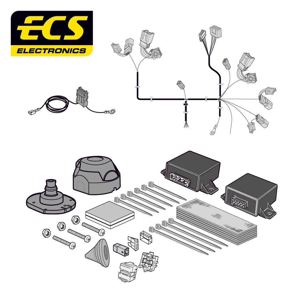 7 Pin Car Specific Wiring Harness For Honda FRV MPV 2007 To 2012