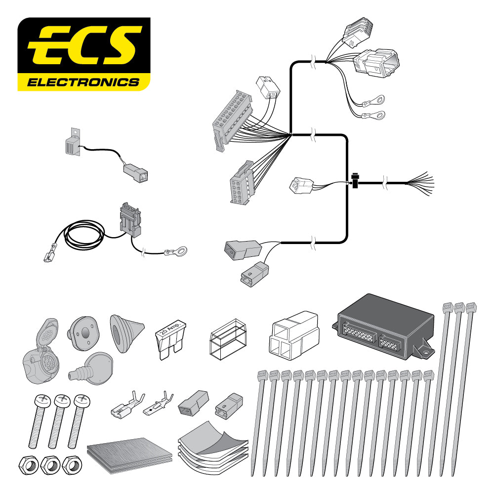 13 Pin Car Specific Wiring Harness For Honda CRV SUV 2012 To 2018