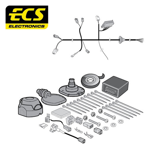 ECS 7 Pin Car Towbar Electrics Wiring Kit For Honda HR-V SUV 2015-2019