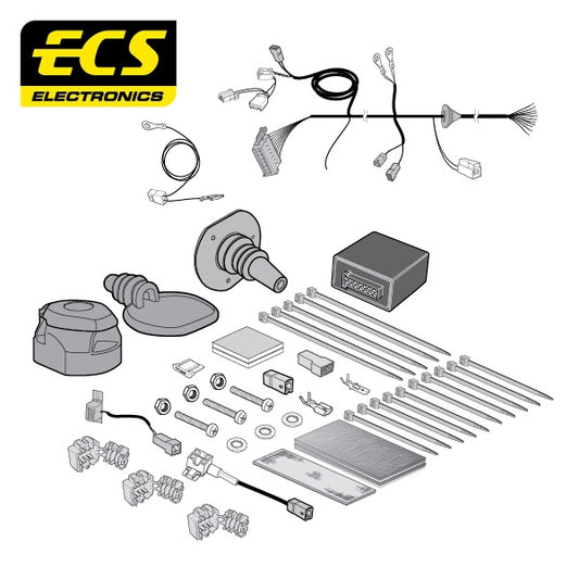 ECS 13 Pin Car Towbar Electrics Wiring Kit For Honda Civic e-HEV Hatch 2022-On