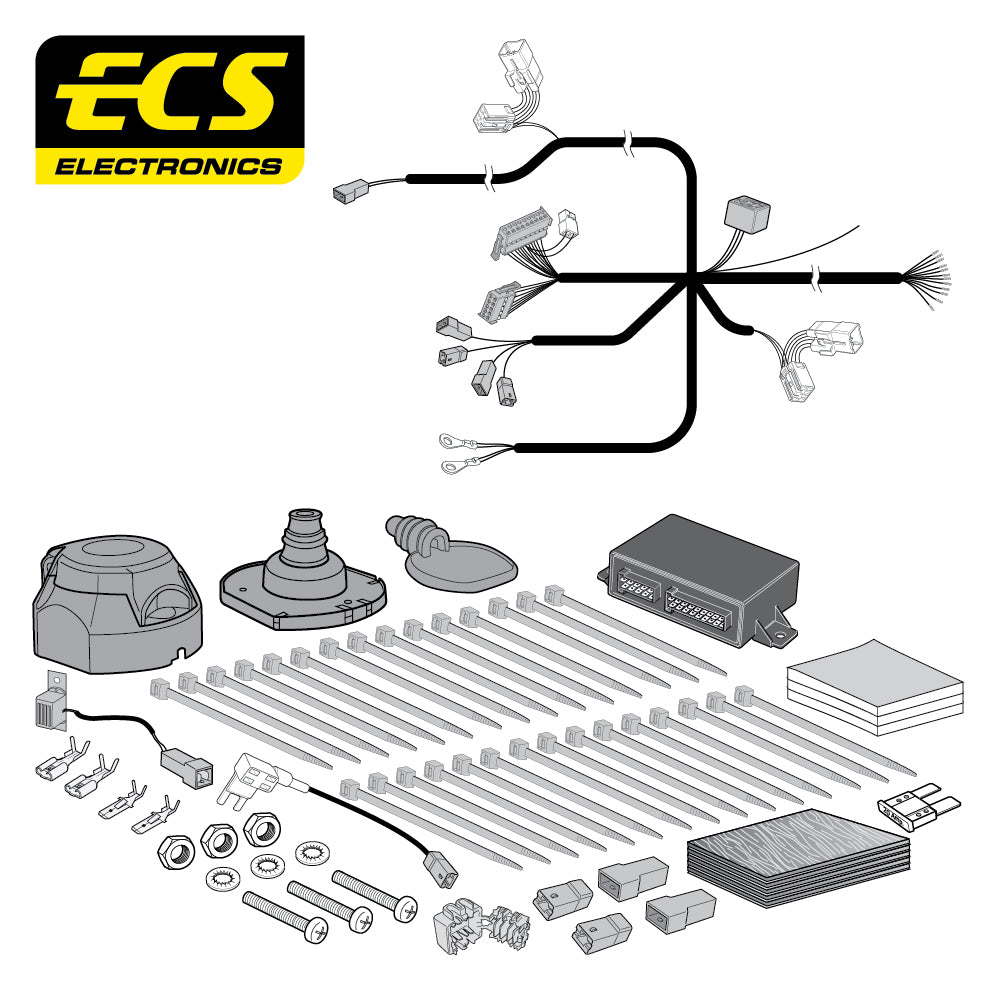 13 Pin Car Specific Wiring For Hyundai i30 5 Door Hatchback 2017 - Onwards