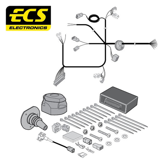 ECS 13 Pin Car Towbar Electrics Wiring Kit For Hyundai i30 Hatchback 2012-2017