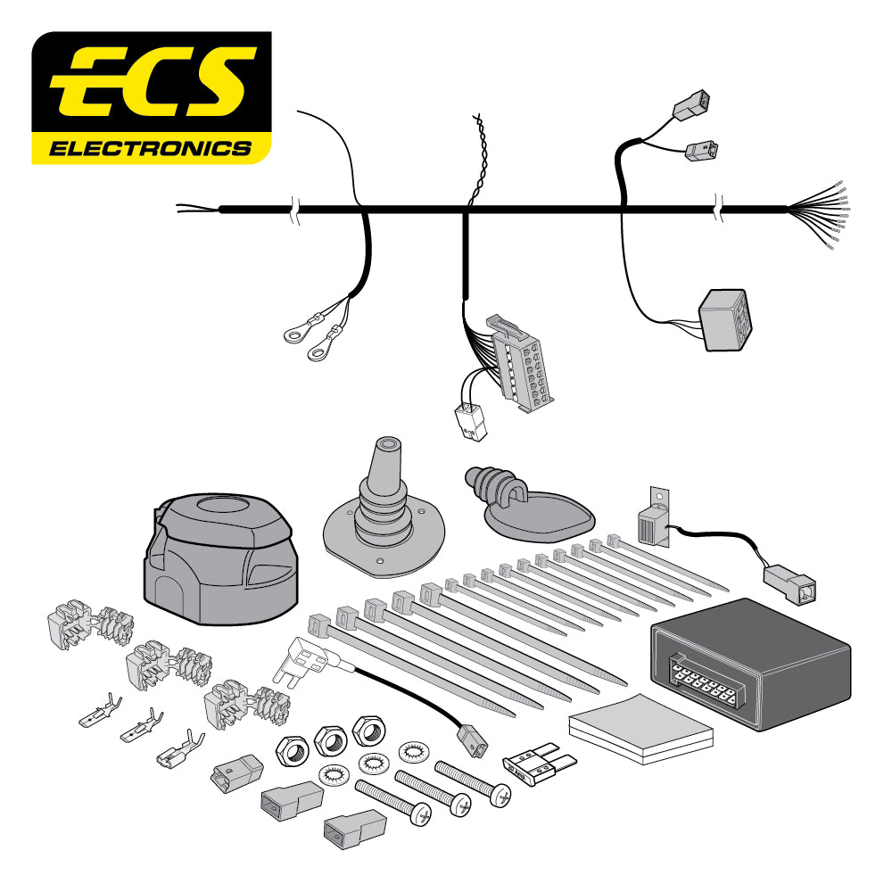 13 Pin Car Specific Wiring For Hyundai Ioniq Hybrid 5 Door Hatchback 16-On