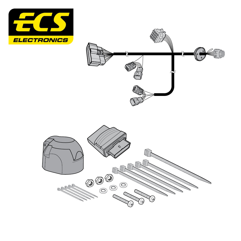 7 Pin Car Specific Wiring Harness For Isuzu D-Max Pick Up 2020 - Onwards