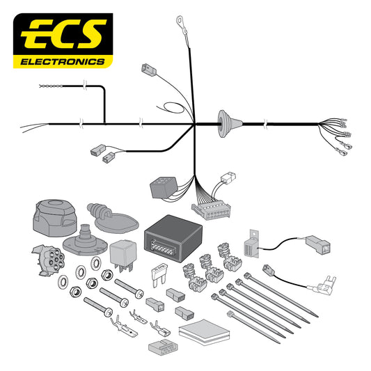 7 Pin Car Specific Wiring Harness For Jeep Cherokee SUV 2014 - Onwards