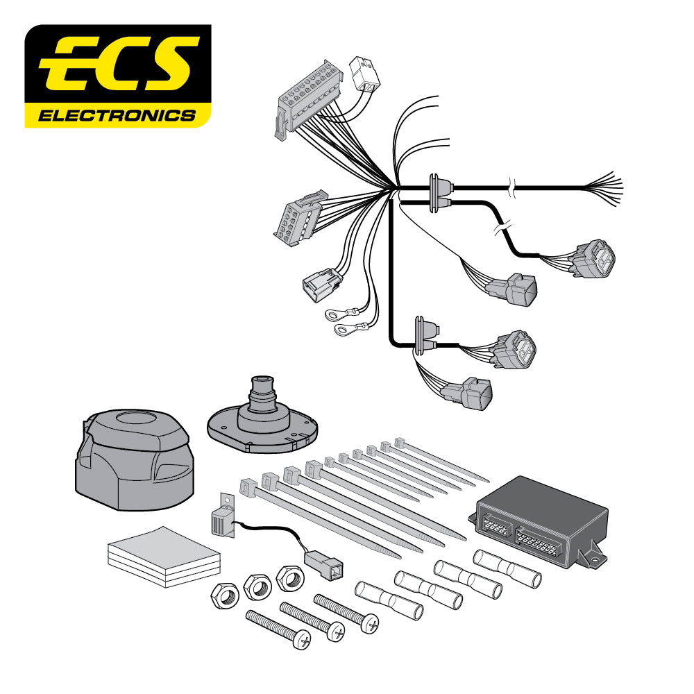 13 Pin Car Specific Wiring Harness For Jaguar XF Sportbrake 2011 To 2015