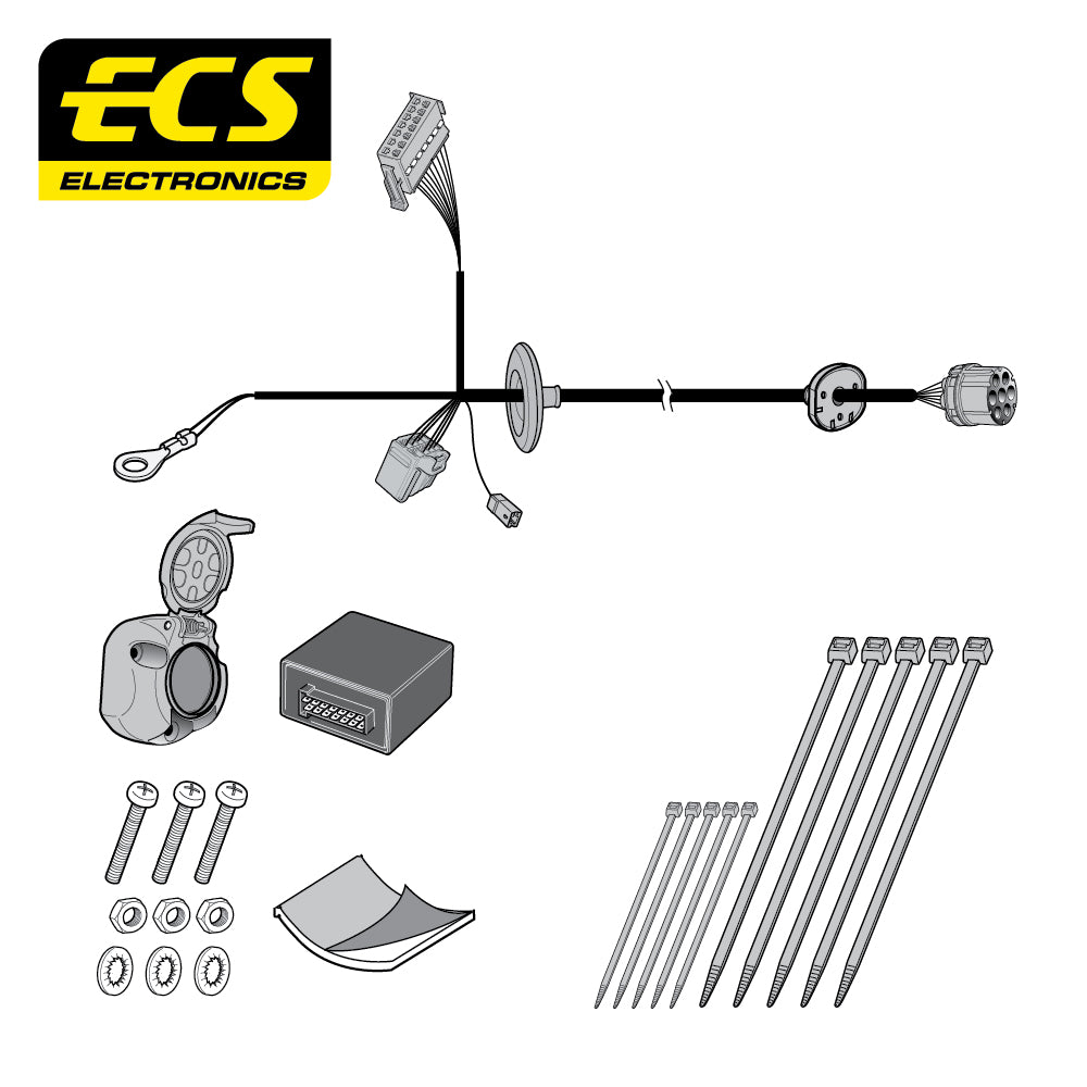 7 Pin Car Specific Wiring Harness For Jaguar E Pace SUV 2018 To 2020