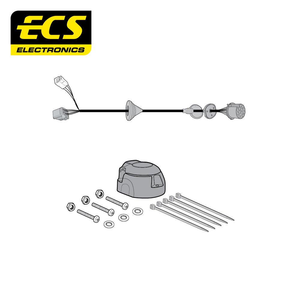 13 Pin Car Specific Wiring For Jaguar I-Pace 5 Door Hatchback 2018 To 2020