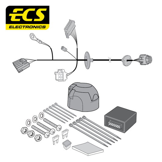 7 Pin Car Specific Wiring Harness For Jaguar XE Saloon 2019 To 2020