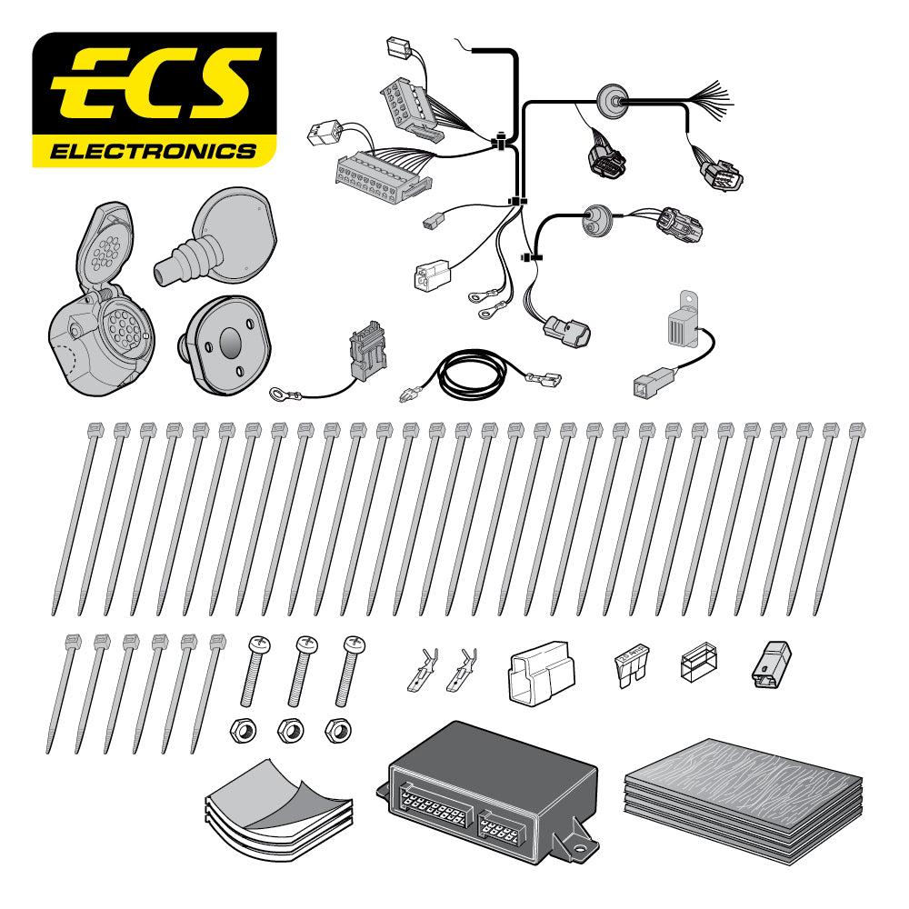 13 Pin Car Specific Wiring Harness For Kia Sportage SUV 2010 To 2016