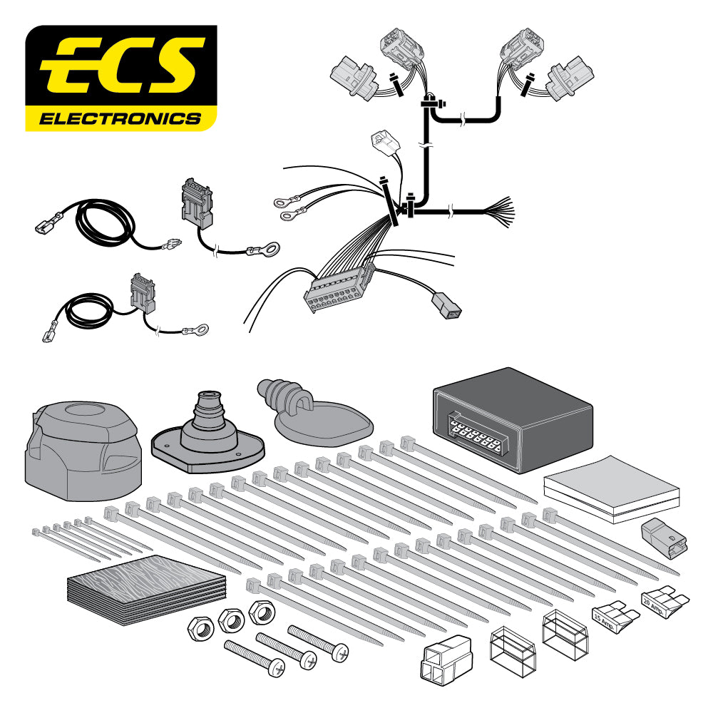 13 Pin Car Specific Wiring Harness For Kia Carens MPV 2013 - Onwards