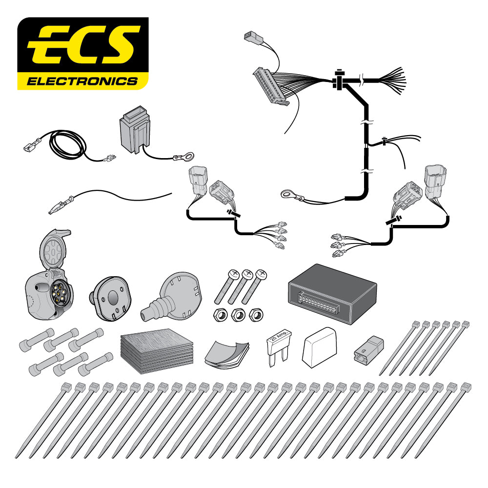 7 Pin Car Specific Wiring Harness For Kia Sorento SUV 2015 To 2020