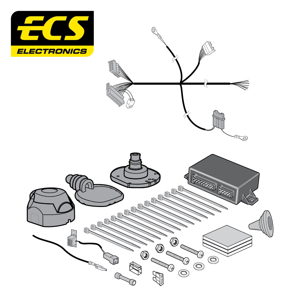 7 Pin Car Specific Wiring Harness For Kia Niro Hybrid 5 Door SUV 2016-2022