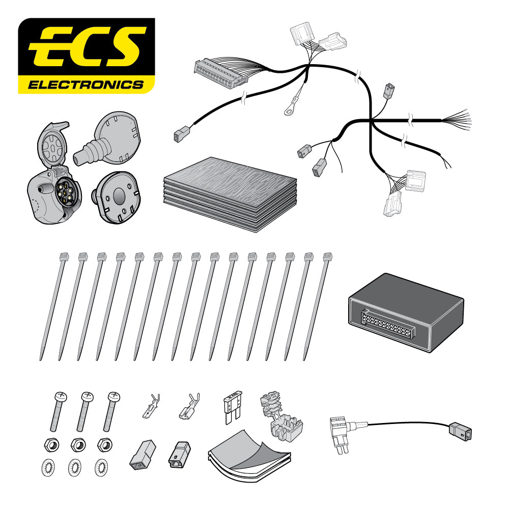 7 Pin Car Specific Wiring Harness For Kia Stonic SUV 2017 - Onwards