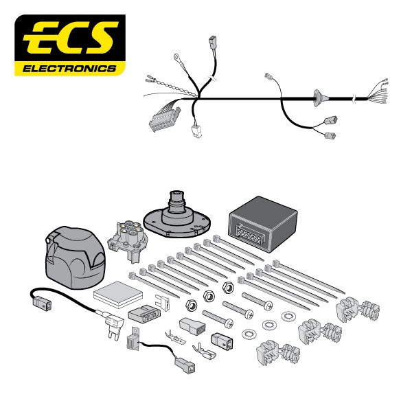 ECS 7 Pin Car Towbar Electrics Wiring Kit For Kia Sportage SUV 2016-2018