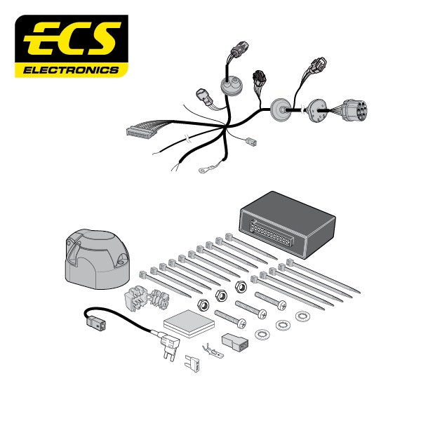 ECS 7 Pin Car Towbar Electrics Wiring Kit For Kia Sportage SUV 2010-2016