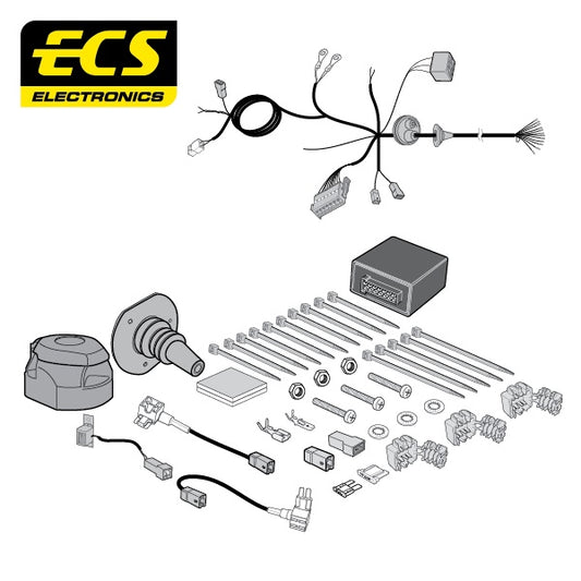 ECS 13 Pin Car Towbar Electrics Wiring Kit For Kia Carens IV MPV 2013-Onwards