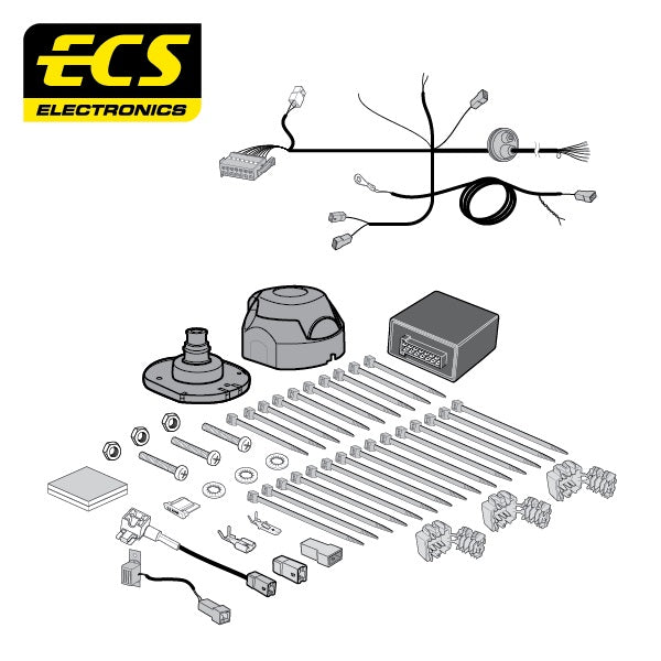 ECS 7 Pin Car Towbar Electrics Wiring Kit For Kia Cee'd Estate 2012-2018