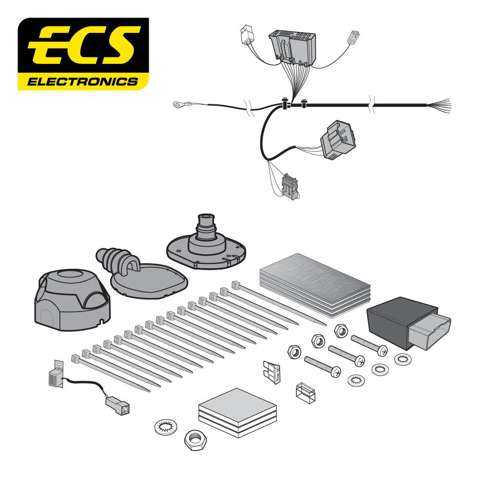 7 Pin Car Specific Wiring Harness For Kia EV6 CUV 2021 - Onwards