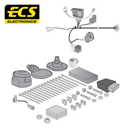 ECS 13 Pin Car Specific Towbar Wiring For Kia Niro EV/Hybrid/Plugin 2022-Onwards