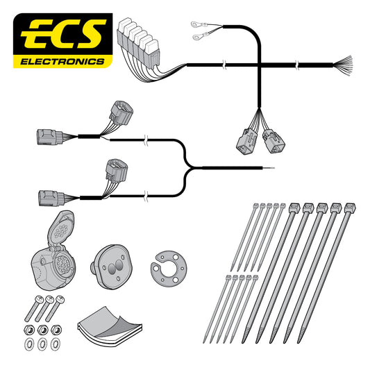 13 Pin Car Specific Wiring For Land Range Rover Sport SUV 2005 To 09