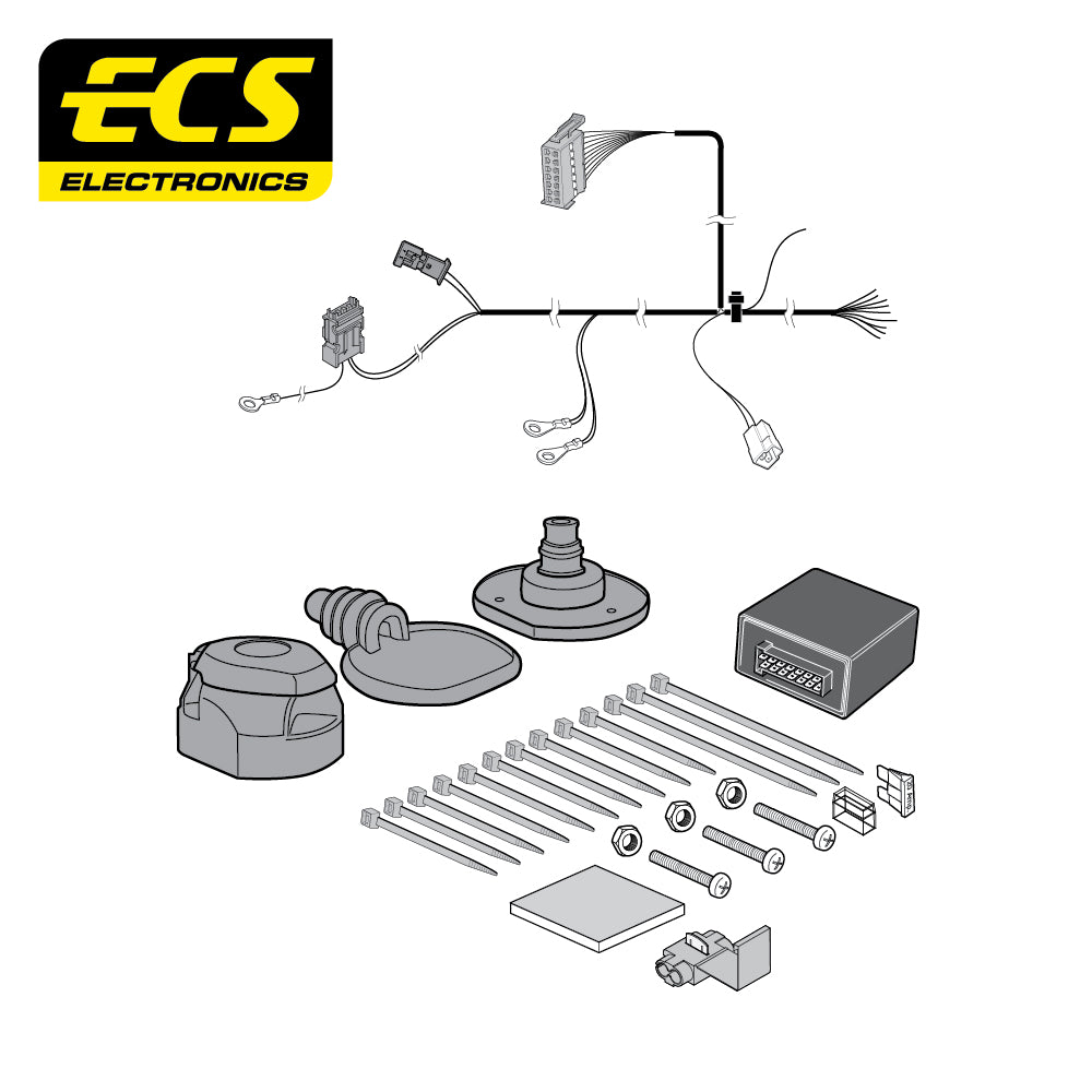 13 Pin Car Specific Wiring For Mercedes B Class 5 Door Hatch 2005 To 2011