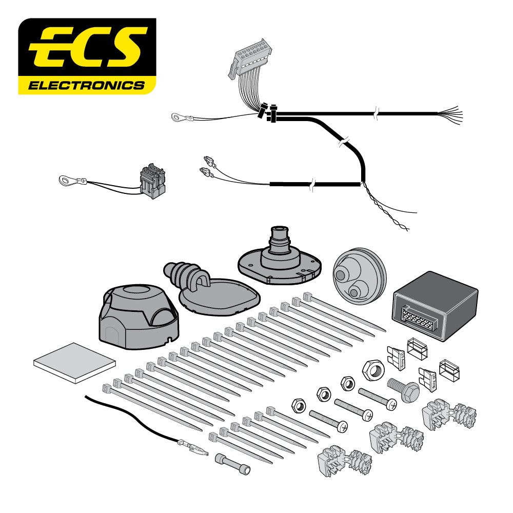 7 Pin Car Specific Wiring Harness For Mercedes eVito Van 2019 - Onwards