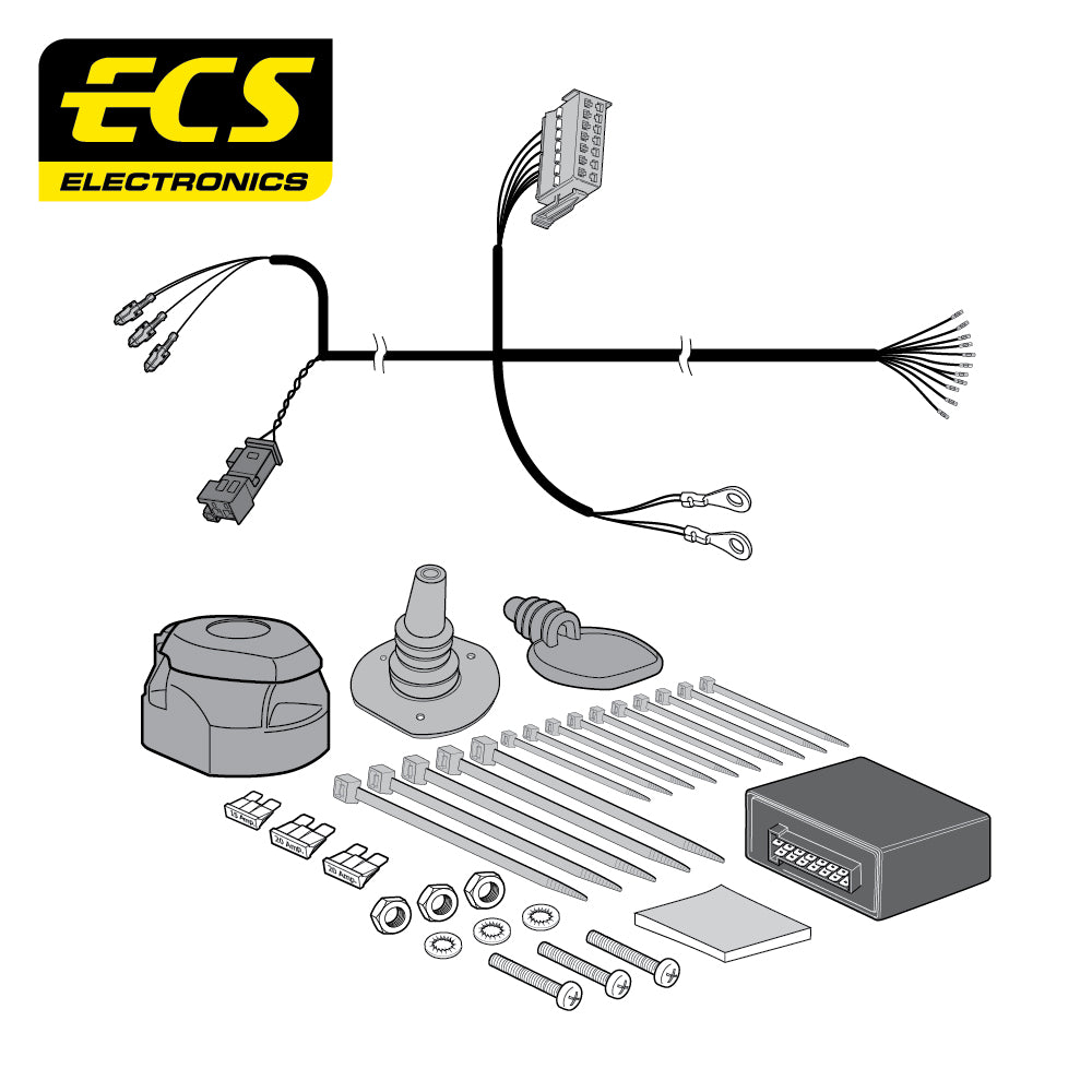 Westfalia Vertical Detach Towbar For Mercedes Benz GL Class 13-On +13 Pin Wiring