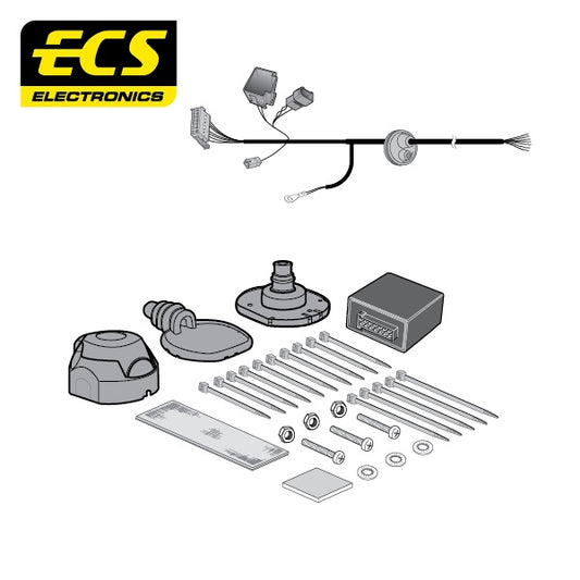 ECS 7 Pin Car Towbar Electrics Wiring Kit For Mercedes V Class MPV 2014-Onwards