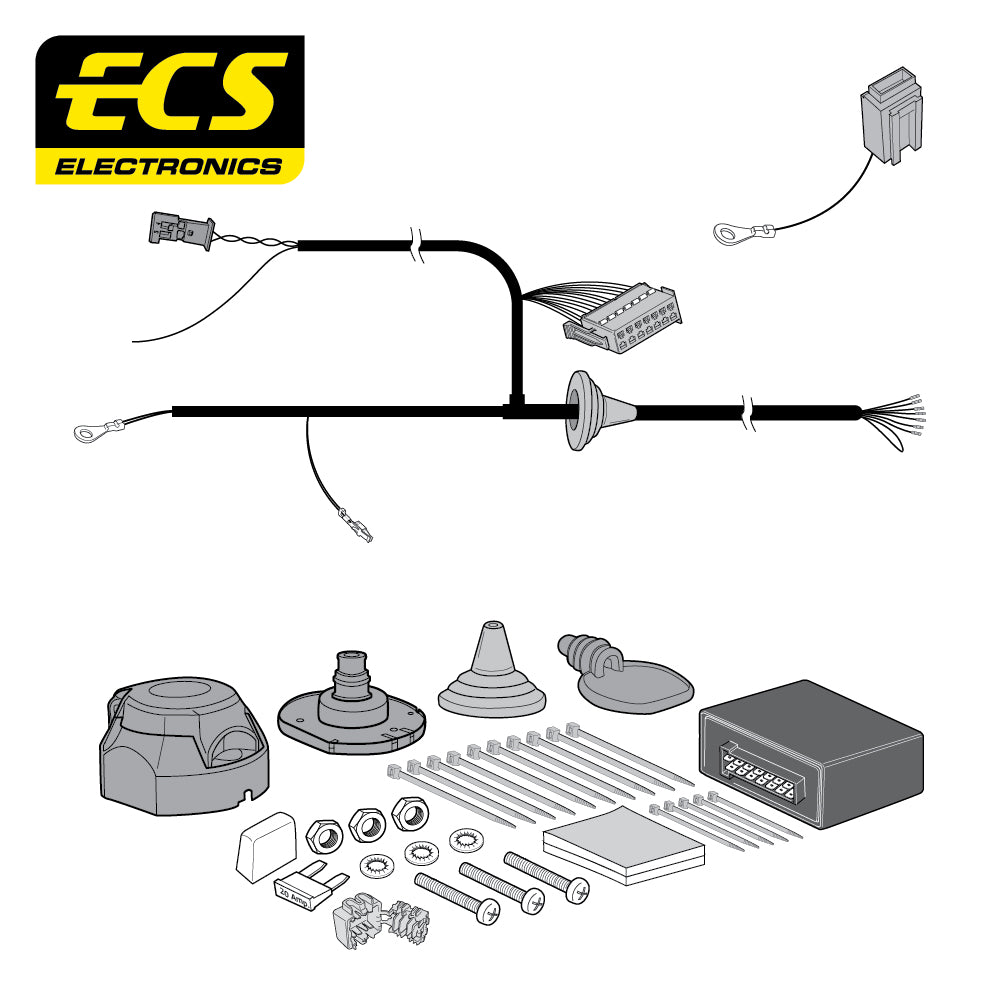 7 Pin Car Specific Wiring Harness For Mercedes Vito Van 2005 To 2014