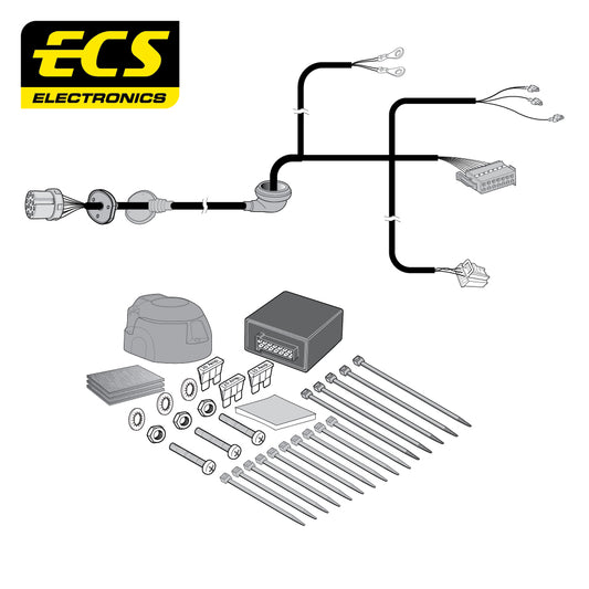 13 Pin Car Specific Wiring Harness For Mercedes GLC Coupe 2019 - Onwards