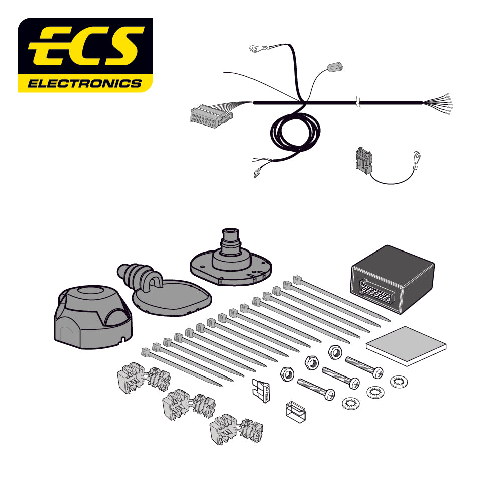 7 Pin Car Specific Wiring Harness For Mercedes EQA SUV 2021 - Onwards