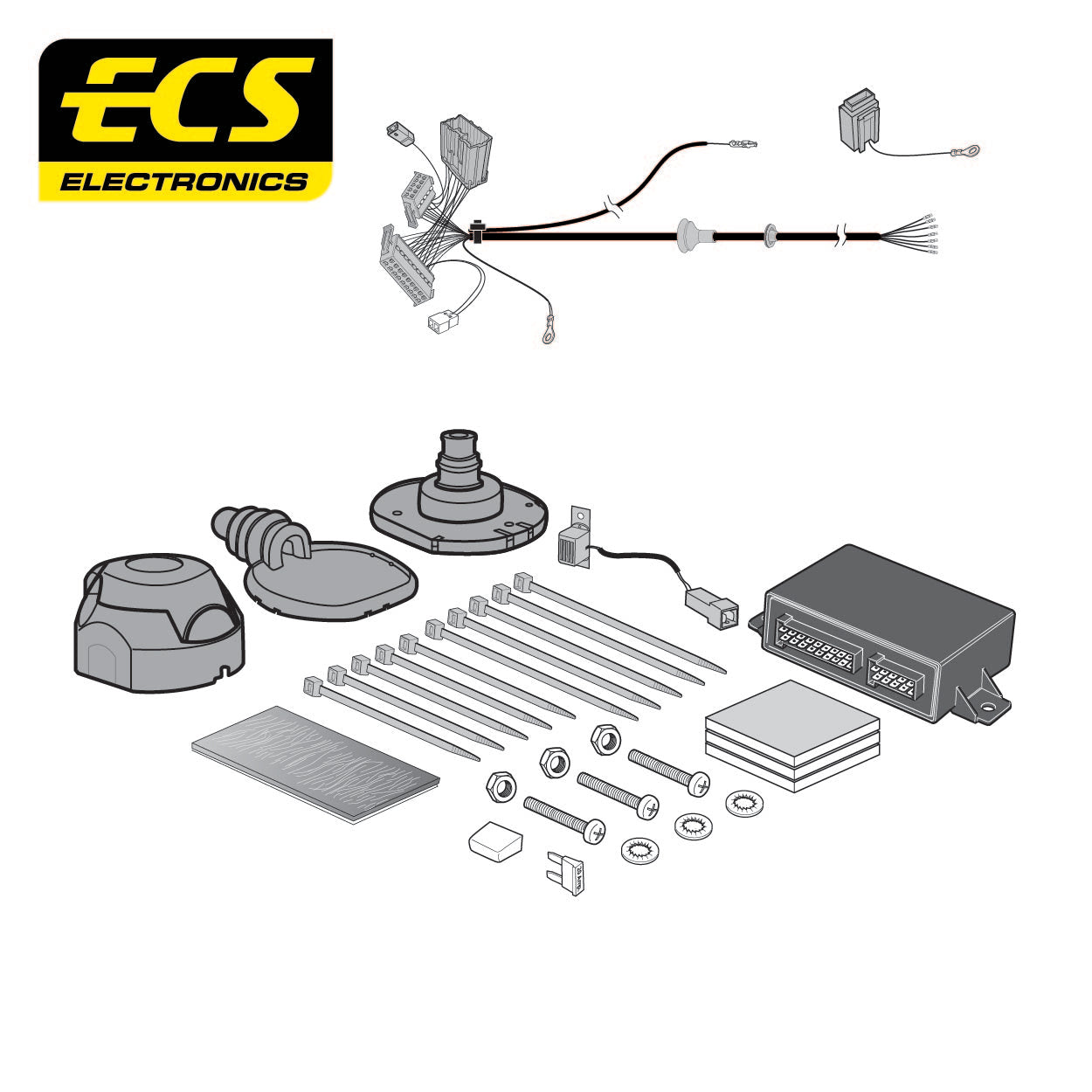 7 Pin Car Specific Wiring Harness For Mg EHS SUV 2020 - Onwards