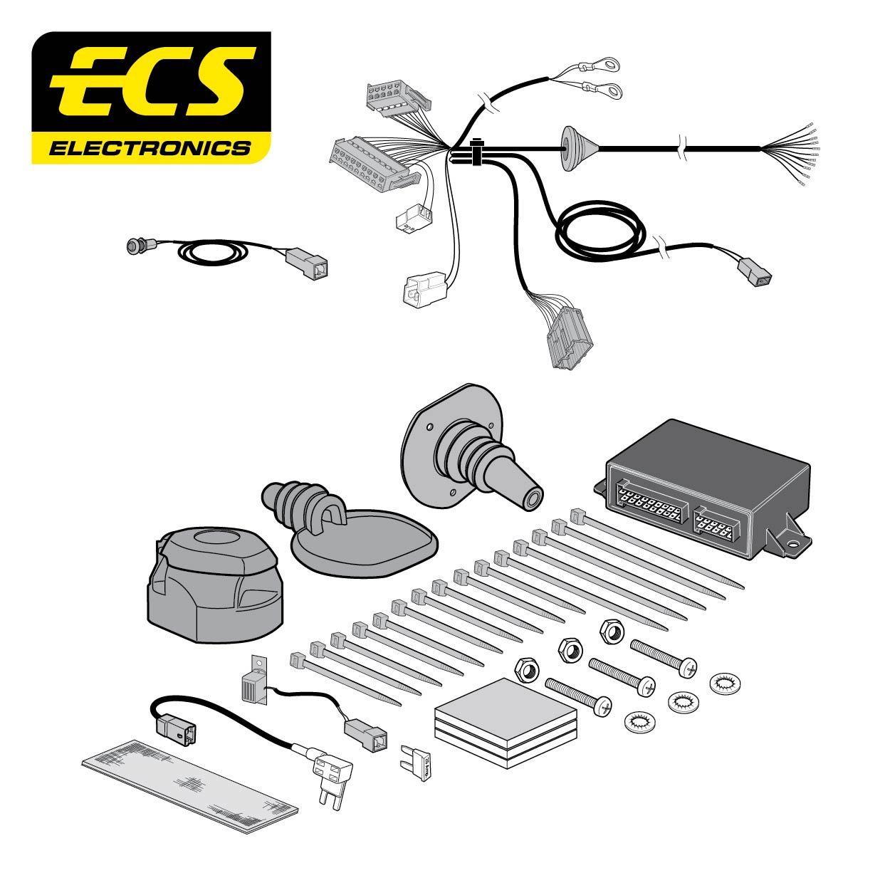 13 Pin Car Specific Wiring Harness For Mg ZS Petrol SUV 2019 - Onwards