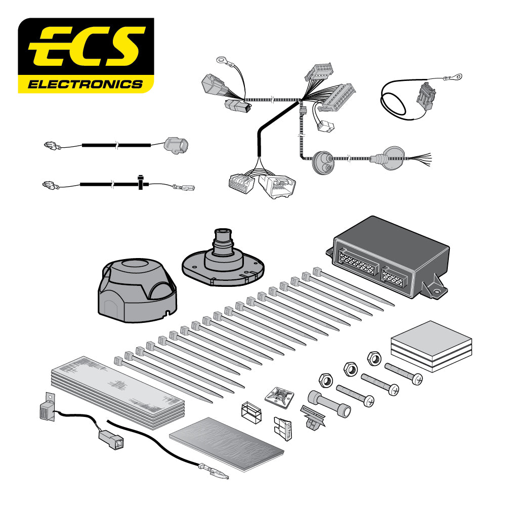 7 Pin Car Specific Wiring Harness For Mitsubishi Outlander SUV 2012-Onwards