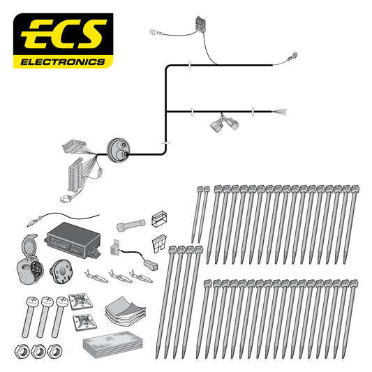 7 Pin Car Specific Wiring Harness For Fiat Fullback Pick Up 2016 - Onwards