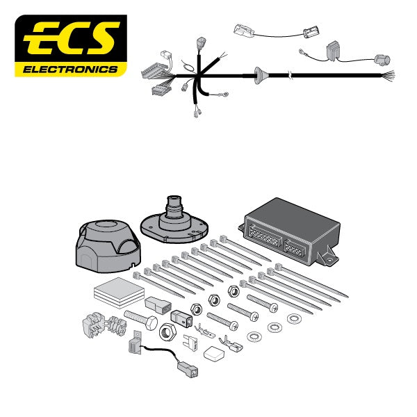 ECS 7 Pin Car Towbar Electrics Wiring For Mitsubishi Shogun Sport SUV 2018-On