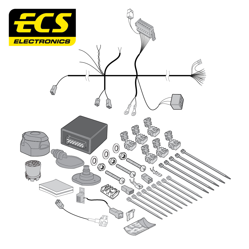 13 Pin Car Specific Wiring Harness For Mazda 3 Saloon 2013 To 2019